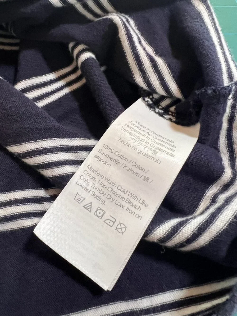 J Crew Striped T Shirt - Men's MED